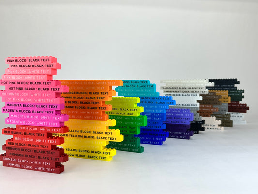 Blocks with Embedded Text (One Side)